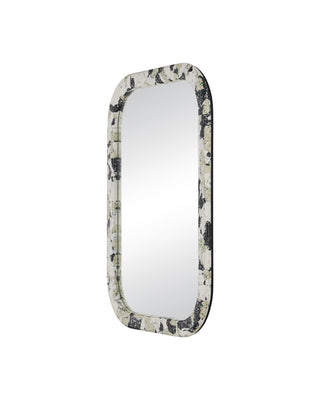 Wolcott Mirror in White / Black / Green