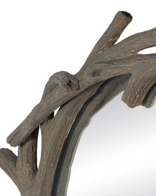 Dunmore Mirror in Charbon de Bois