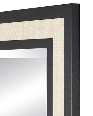 Deanna Mirror in Ivory / Black