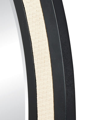Deanna Mirror in Ivory / Black