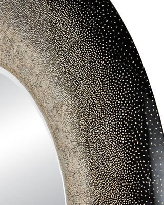 Tessera Mirror in Cream / Black