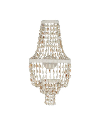Cybele LED Wall Sconce in Natural / Pearlized White / White