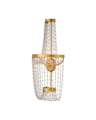 Mademoiselle LED Wall Sconce in Clear / Contemporary Gold Leaf / Contemporary Gold