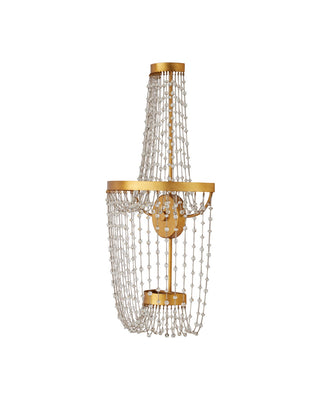 Mademoiselle LED Wall Sconce in Clear / Contemporary Gold Leaf / Contemporary Gold