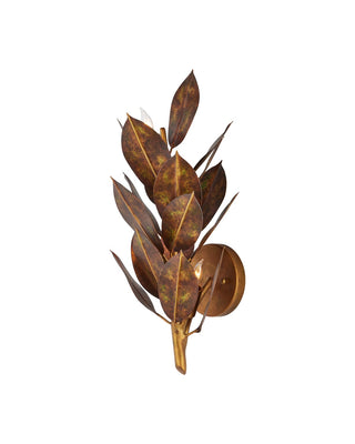 Weston Three Light Wall Sconce in Magnolia Leaf