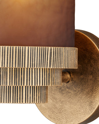 Thorley One Light Wall Sconce in Gold Luster / Antique Gold