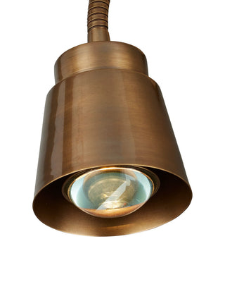 Wilbaux LED Wall Sconce in Antique Brass