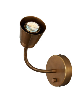Wilbaux LED Wall Sconce in Antique Brass
