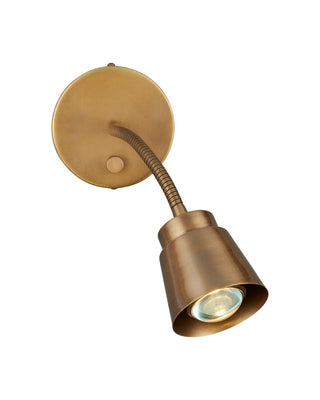 Wilbaux LED Wall Sconce in Antique Brass