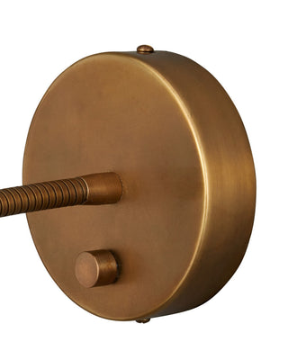 Wilbaux LED Wall Sconce in Antique Brass
