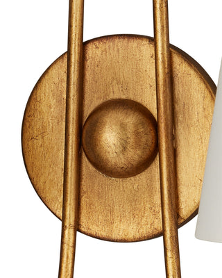 Brayden Two Light Wall Sconce in Antique Gold Leaf