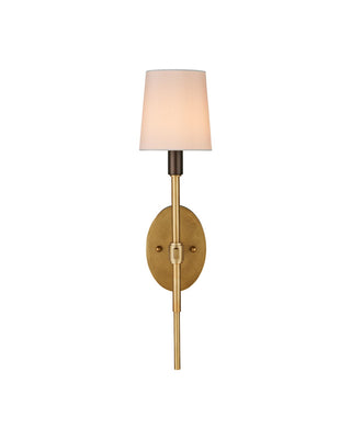 Grigsby One Light Wall Sconce in Antique Brass / Bronze