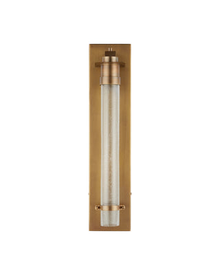 Provence LED Wall Sconce in Antique Brass / Clear