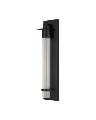 Provence LED Wall Sconce in Matte Black / Clear