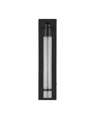 Provence LED Wall Sconce in Matte Black / Clear