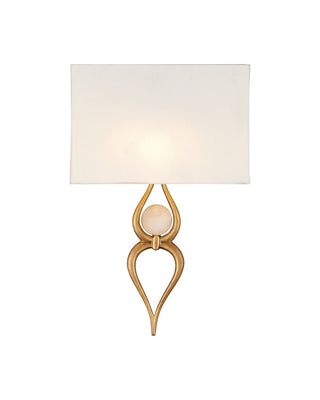 Omorfos LED Wall Sconce in Antique Brass / Natural White