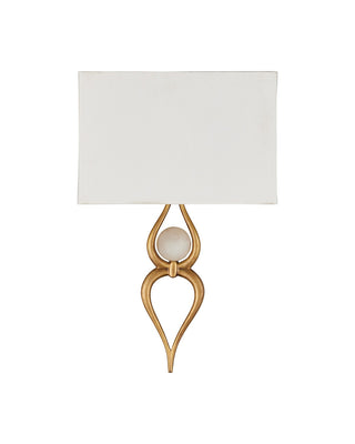 Omorfos LED Wall Sconce in Antique Brass / Natural White
