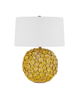 Mantilla One Light Table Lamp in Yellow