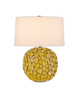 Mantilla One Light Table Lamp in Yellow