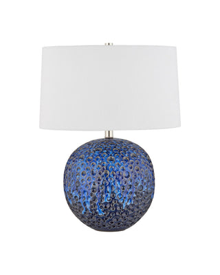 Mantilla One Light Table Lamp in Blue