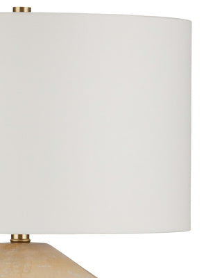 Eiderdown One Light Table Lamp in Beige