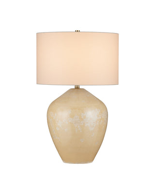 Eiderdown One Light Table Lamp in Beige