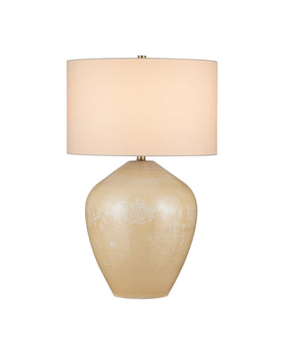 Eiderdown One Light Table Lamp in Beige