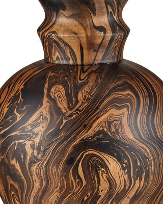 Carterton One Light Table Lamp in Marbleized Brown