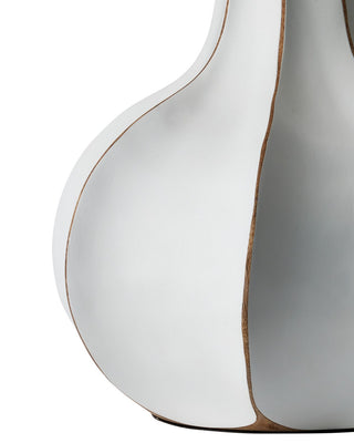Bonbori One Light Table Lamp in White