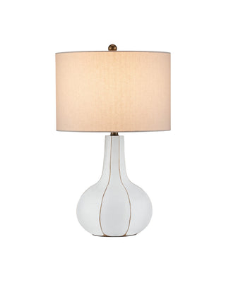 Bonbori One Light Table Lamp in White