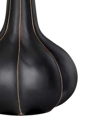 Bonbori One Light Table Lamp in Black
