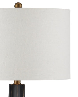 Bonbori One Light Table Lamp in Black