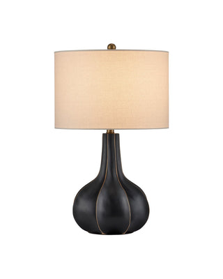 Bonbori One Light Table Lamp in Black