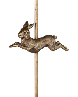 Patter One Light Table Lamp in Vintage Brass / Black