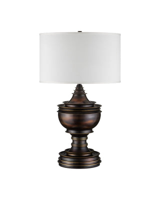 Tribute One Light Table Lamp in Bronze