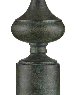 Virgil One Light Table Lamp in Verdigris