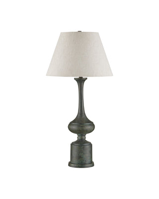 Virgil One Light Table Lamp in Verdigris