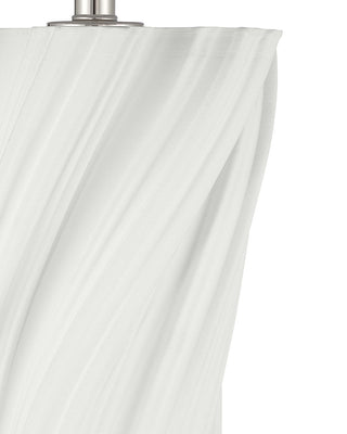 Ascension One Light Table Lamp in Off-White / Clear