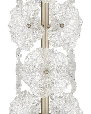 Mallow One Light Table Lamp in Clear / Champagne