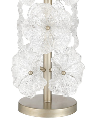 Mallow One Light Table Lamp in Clear / Champagne