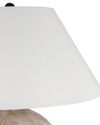 Fresco One Light Table Lamp in Beige / Brown