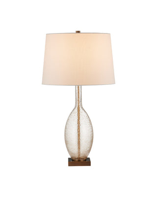 Adularia One Light Table Lamp in Gold Speckles / Dark Bronze