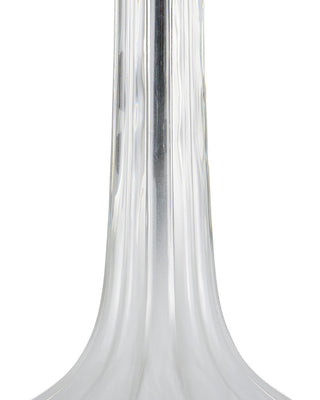 Blanche One Light Table Lamp in Milky White / Brushed Black Nickel