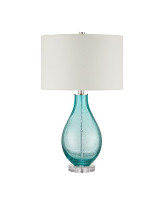 Mavi One Light Table Lamp in Light Blue-Green / Clear