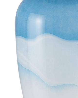Heaven One Light Table Lamp in Cloudy Blue / Nickel