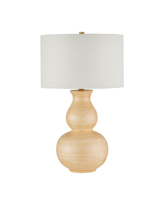 Honorine One Light Table Lamp in Yellow
