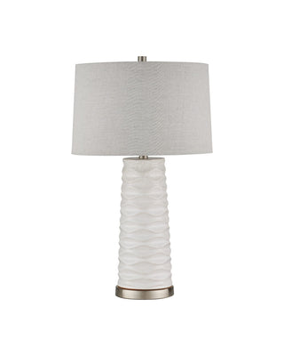 Canova One Light Table Lamp in White