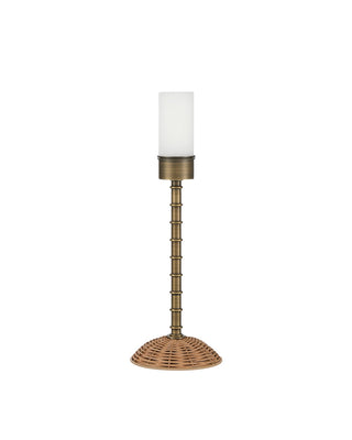 Skitter One Light Table Lamp in Natural / Antique Brass