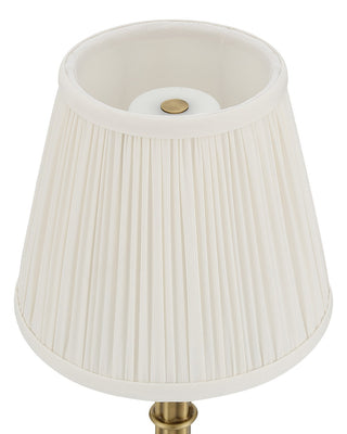 Valise One Light Table Lamp in Polished Antique Brass