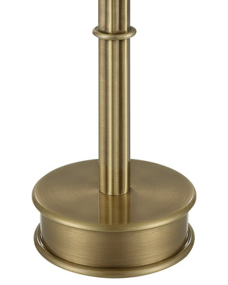 Valise One Light Table Lamp in Polished Antique Brass